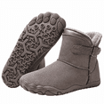 thumbnail image 1 of Barefoot Boots for Men and Women, Wide Toe Box Winter Snow Boots, Fur-Lined High-Top Shoes with Non-Slip Outsole for Outdoor Walking and Hiking, 1 of 8