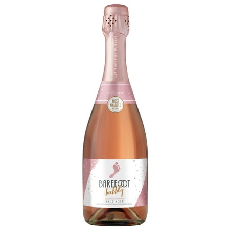 Barefoot Bubbly Brut Rose Champagne Wine 750ml