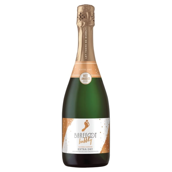 Barefoot Bubbly Extra Dry Sparkling White Wine, 750ml Bottle