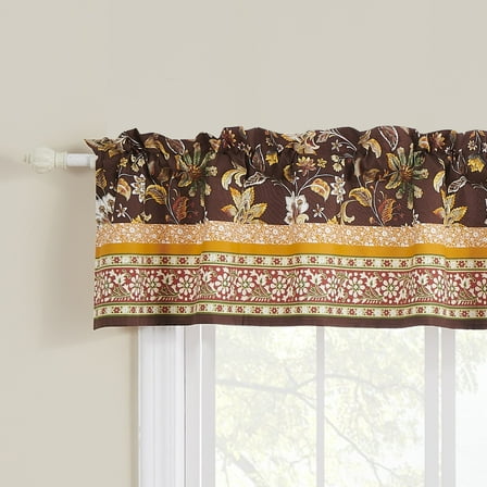 Barefoot Bungalow Audrey Jacobean Floral Window Valance