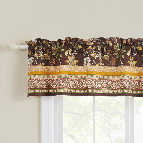 Barefoot Bungalow Audrey Jacobean Floral Window Valance