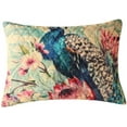 thumbnail image 1 of Barefoot Bungalow Eden Peacock Quilted Pillow Sham, 1 of 3