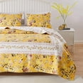thumbnail image 1 of Barefoot Bungalow Finley Traditional Floral Reversible Quilt Set, 2-Piece Twin/XL, 1 of 3