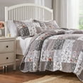 thumbnail image 1 of Barefoot Bungalow Giulia Cotton-Rich Floral Patchwork Print Quilt Set, 2-Piece Twin/XL, Adult, 1 of 9
