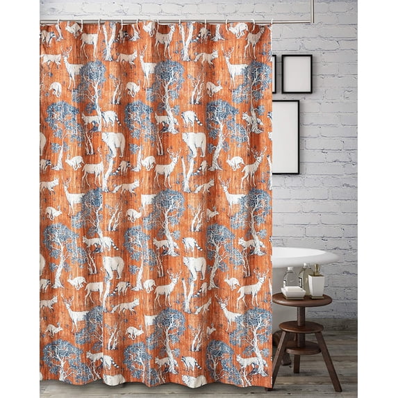 Barefoot Bungalow Menagerie Bath and Shower Curtain