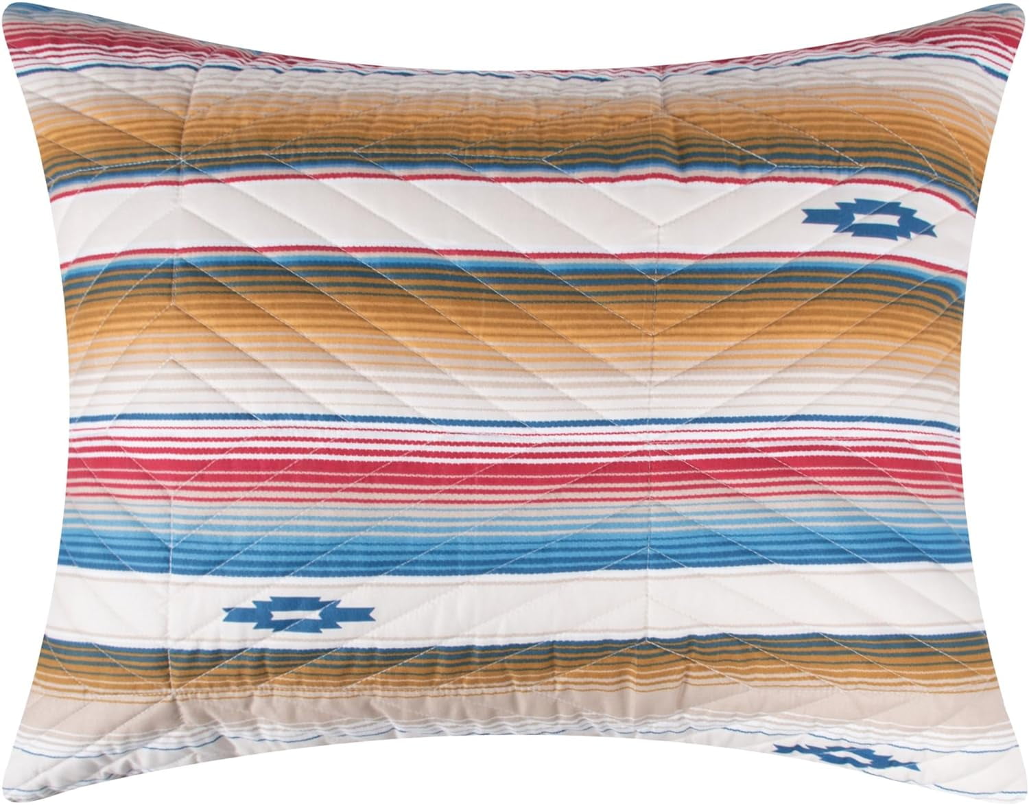 King Size Sapphire Southwestern Microfiber Pillow Sham