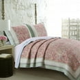 thumbnail image 1 of Barefoot Bungalow Palisades Quilt And Pillow Sham Set - Full/Queen 90 x 90", Pastel, 1 of 6