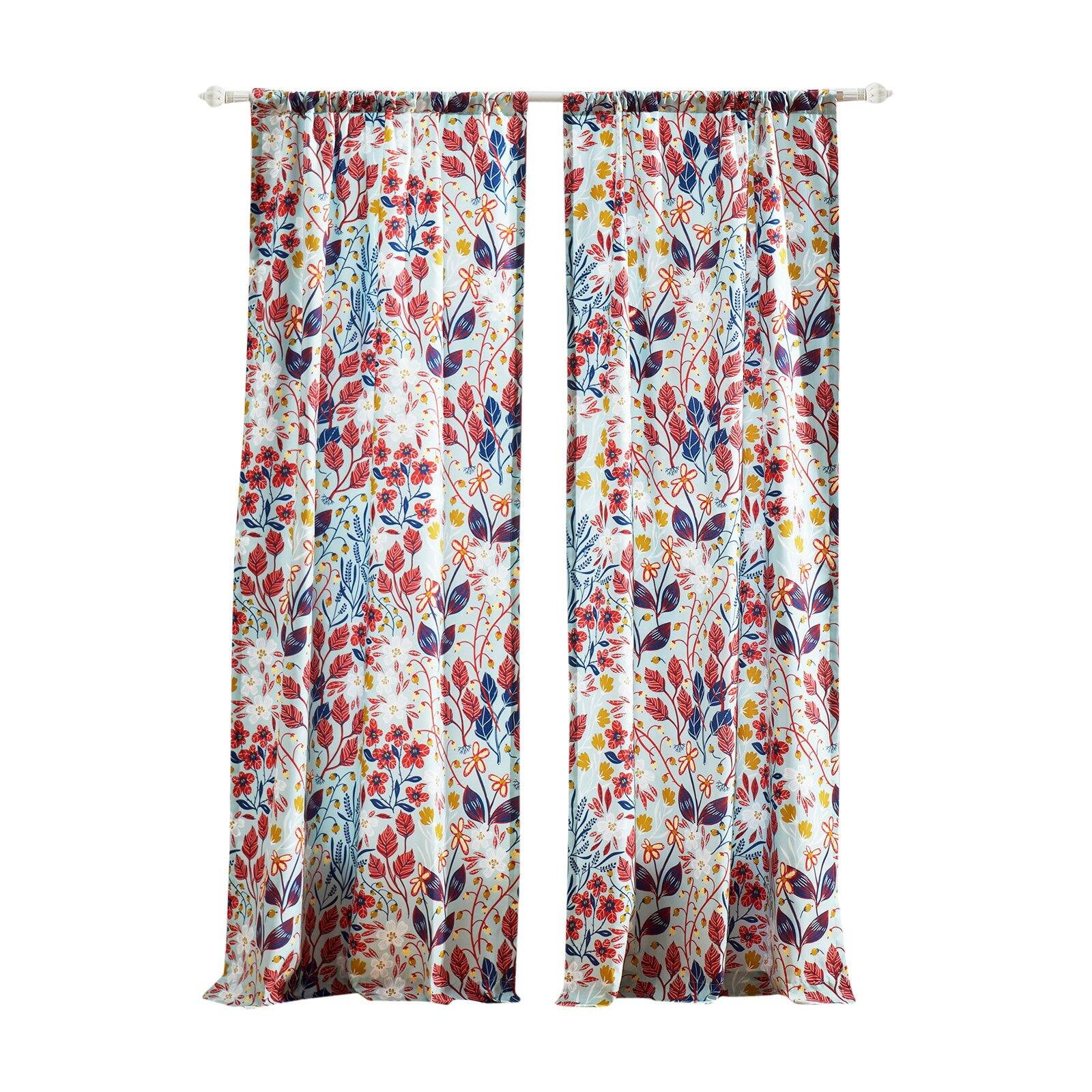 Barefoot Bungalow Perry Curtain, 84-inch, Slate Blue - Walmart.com