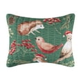 thumbnail image 1 of Barefoot Bungalow Willow Rustic Forest Friends Reversible Pillow Sham, Holiday, Standard, 1 of 6