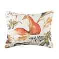 thumbnail image 1 of Barefoot Bungalow Willow Rustic Forest Friends Reversible Pillow Sham, Natural, Standard, 1 of 8