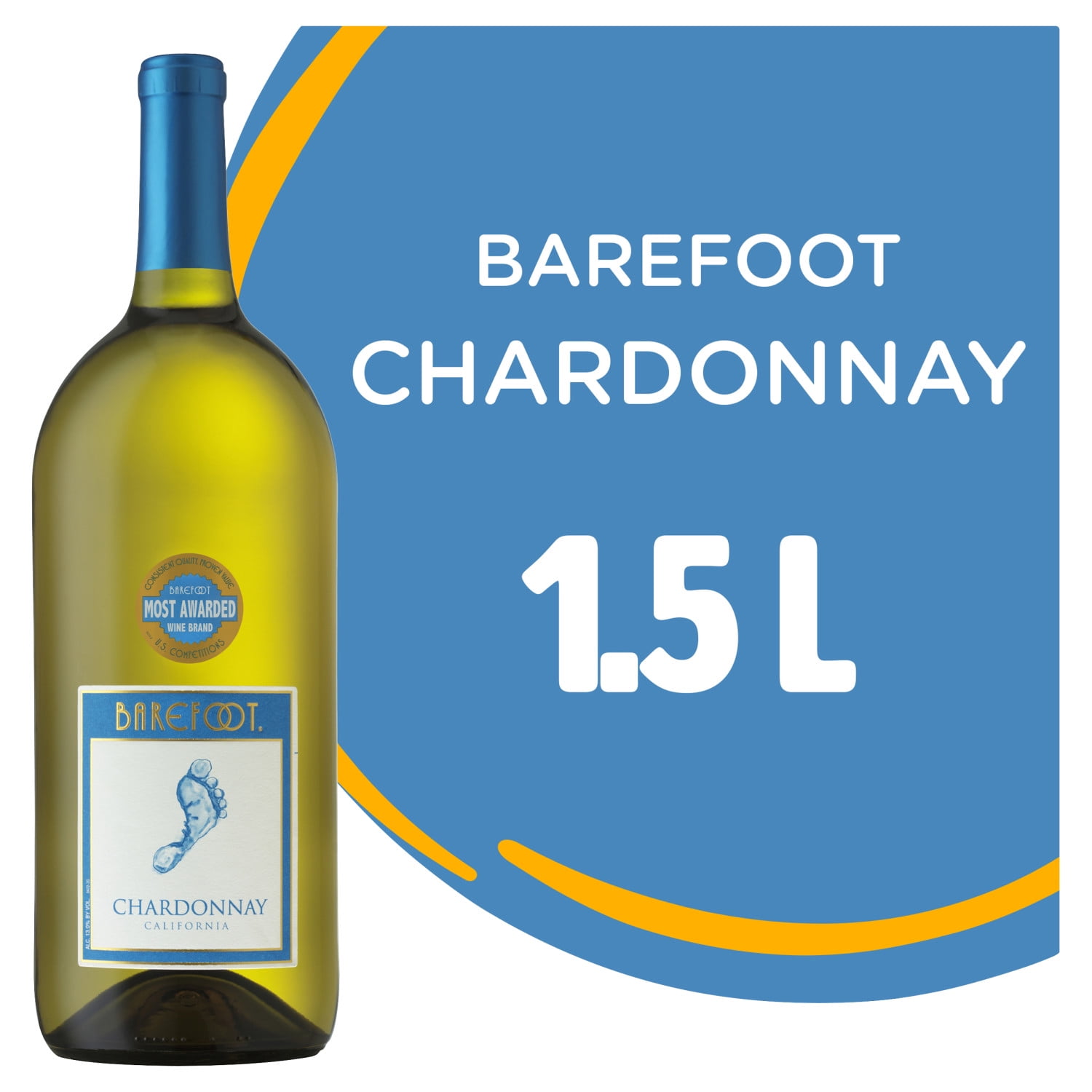 Barefoot Cellars Chardonnay White Wine 1.5L Bottle