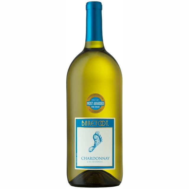 Barefoot Cellars Chardonnay White Wine, California, 1.5 Liter Glass