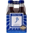 thumbnail image 1 of Barefoot Cellars Merlot Red Wine 187 ml, 4 Pack, 1 of 1