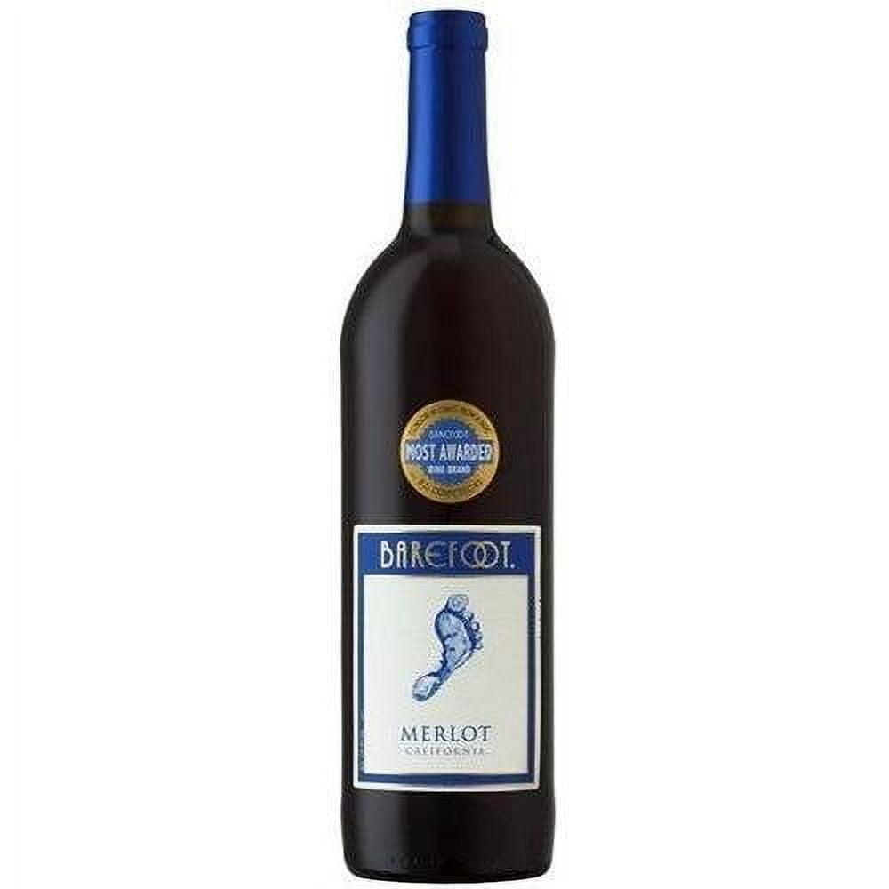 Barefoot Cellars Merlot Red Wine, 750ml Glass Bottle 13% ABV