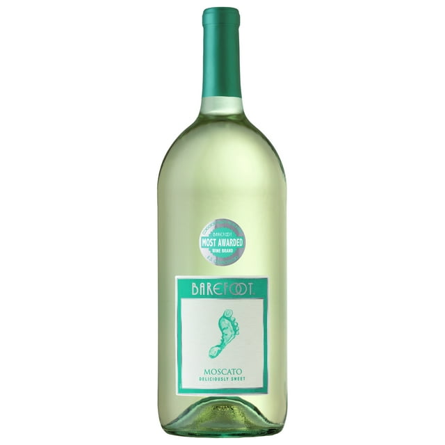Barefoot Cellars Moscato White Wine, 1.5L Bottle