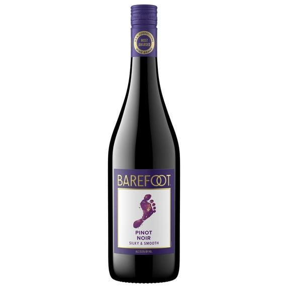 Barefoot Cellars Pinot Noir Red Wine, 750ml Bottle