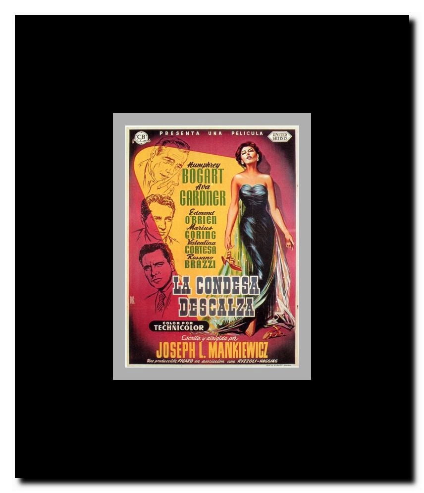 Barefoot Contessa Framed Movie Poster