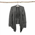 thumbnail image 1 of Barefoot Dreams Bamboo Chic Lite One Mile Cardigan (Graphite, Medium), 1 of 1