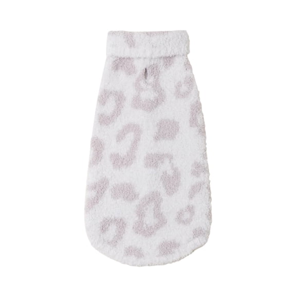 Barefoot Dreams CozyChic BITW Pet Sweater, Medium, Cream/Stone