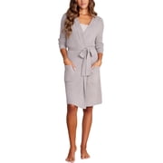 Barefoot Dreams CozyChic Lite Ribbed Robe, Dove Gray, Small-Medium