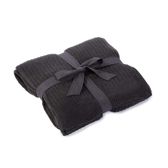 Barefoot Dreams CozyChic Lite Ribbed Throw Carbon One Size