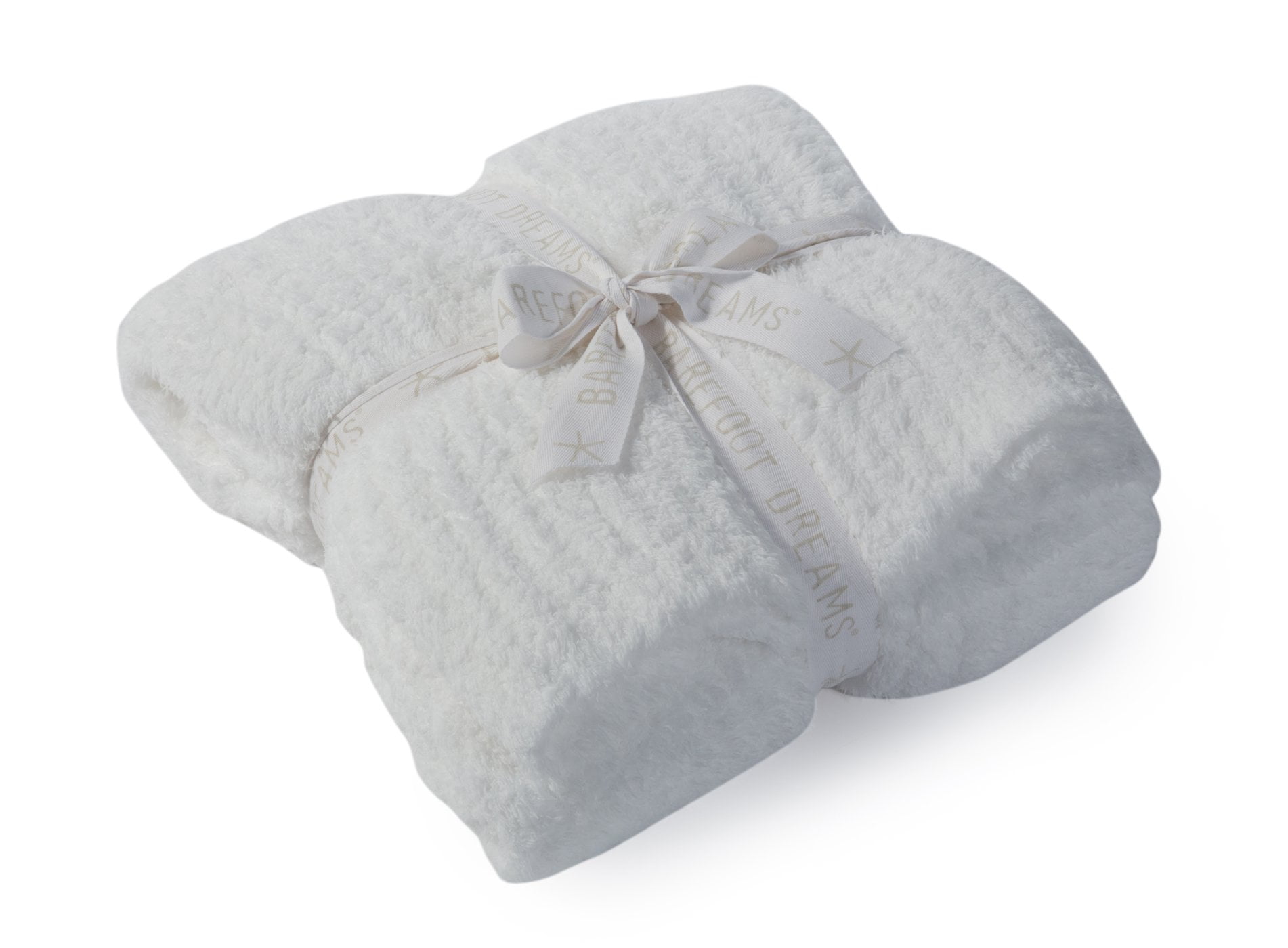Barefoot Dreams CozyChic Ribbed Bed Blanket – King Size, White, Ultra-Soft Polyester Microfiber