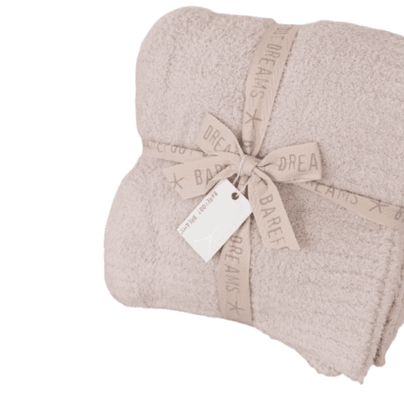 Barefoot Dreams CozyChic Throw Blanket, Luxury Soft Knit, Pink, 54" x 72"