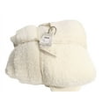 thumbnail image 1 of Barefoot Dreams CozyChic® Throw Cream 54" x 72", 1 of 3