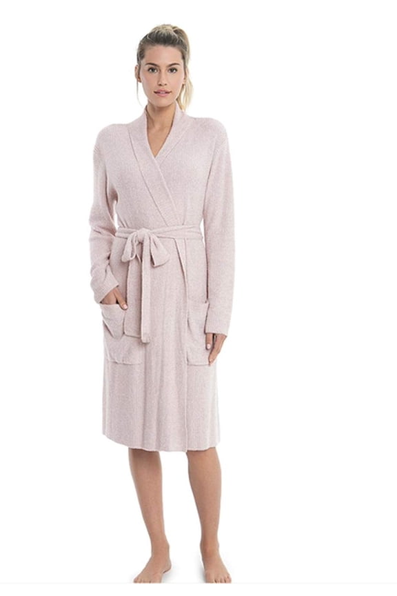 Women's CozyChic Lite He Ribbed Robe, Faded Rose-Pearl, Small/Medium