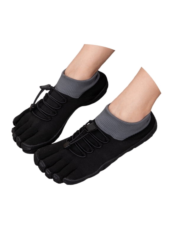 Barefoot Five-Toed Fitness Shoes – Sneakers Separated Toe Footwear for Men & Women Neuropathy, Hiking, Yoga, Gym, Beach