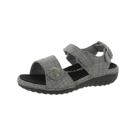 Barefoot Freedom Womens Walkabout Suede Footbed Sport Sandals
