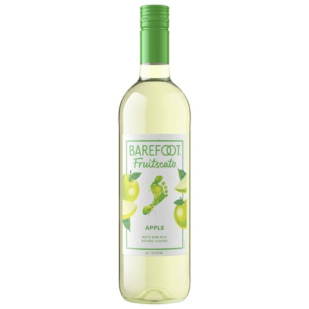 Barefoot Fruitscato Apple Moscato White Wine, 750ml Bottle, 7.5% ABV