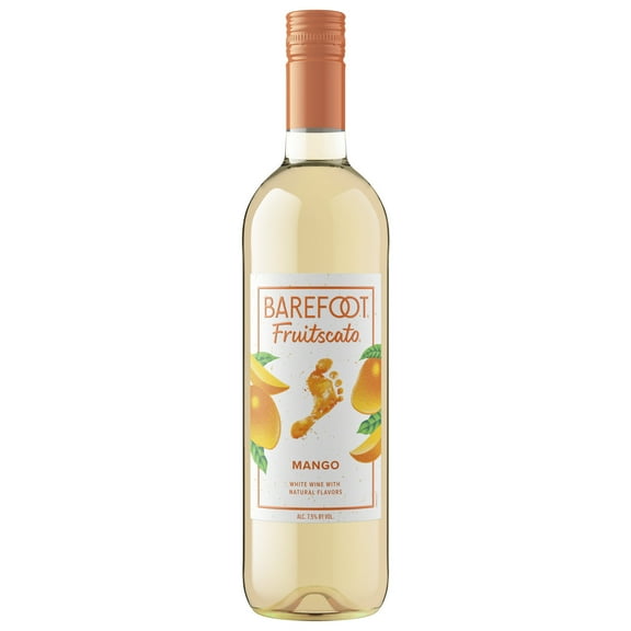 Barefoot Fruitscato Mango Moscato White Wine, 750ml Bottle, 7.5% ABV