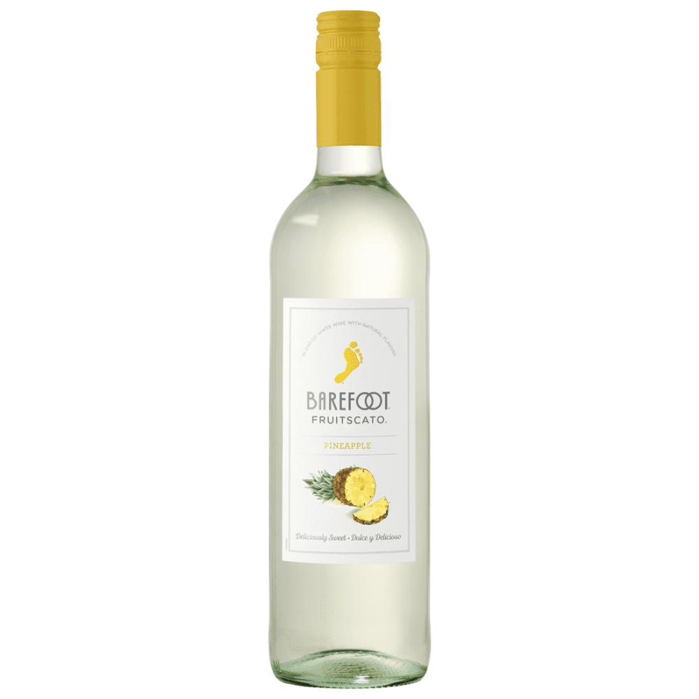 Barefoot Fruitscato Pineapple Moscato White Wine, 750ml Bottle
