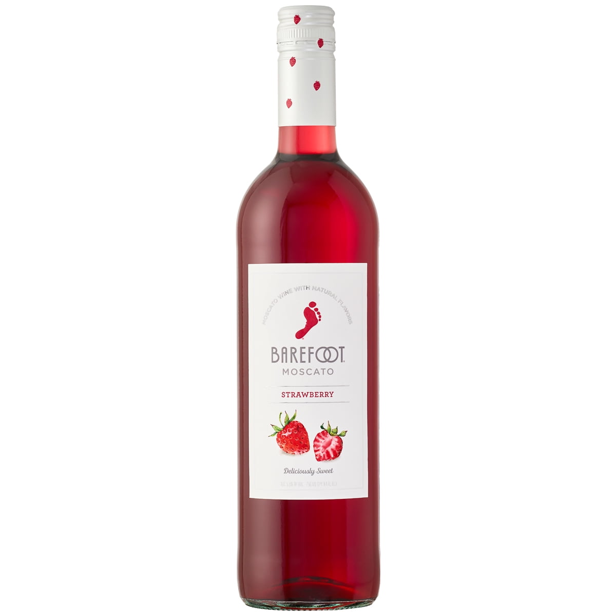 Barefoot Fruitscato Strawberry Moscato Rose Wine 750ml Bottle