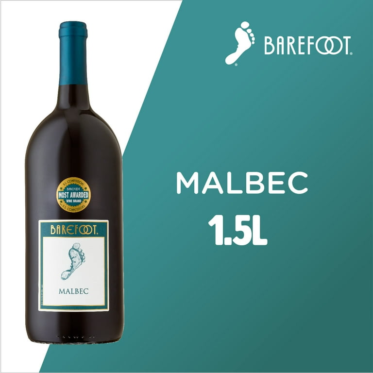 Barefoot Malbec Red Wine 1.5L Bottle Walmart