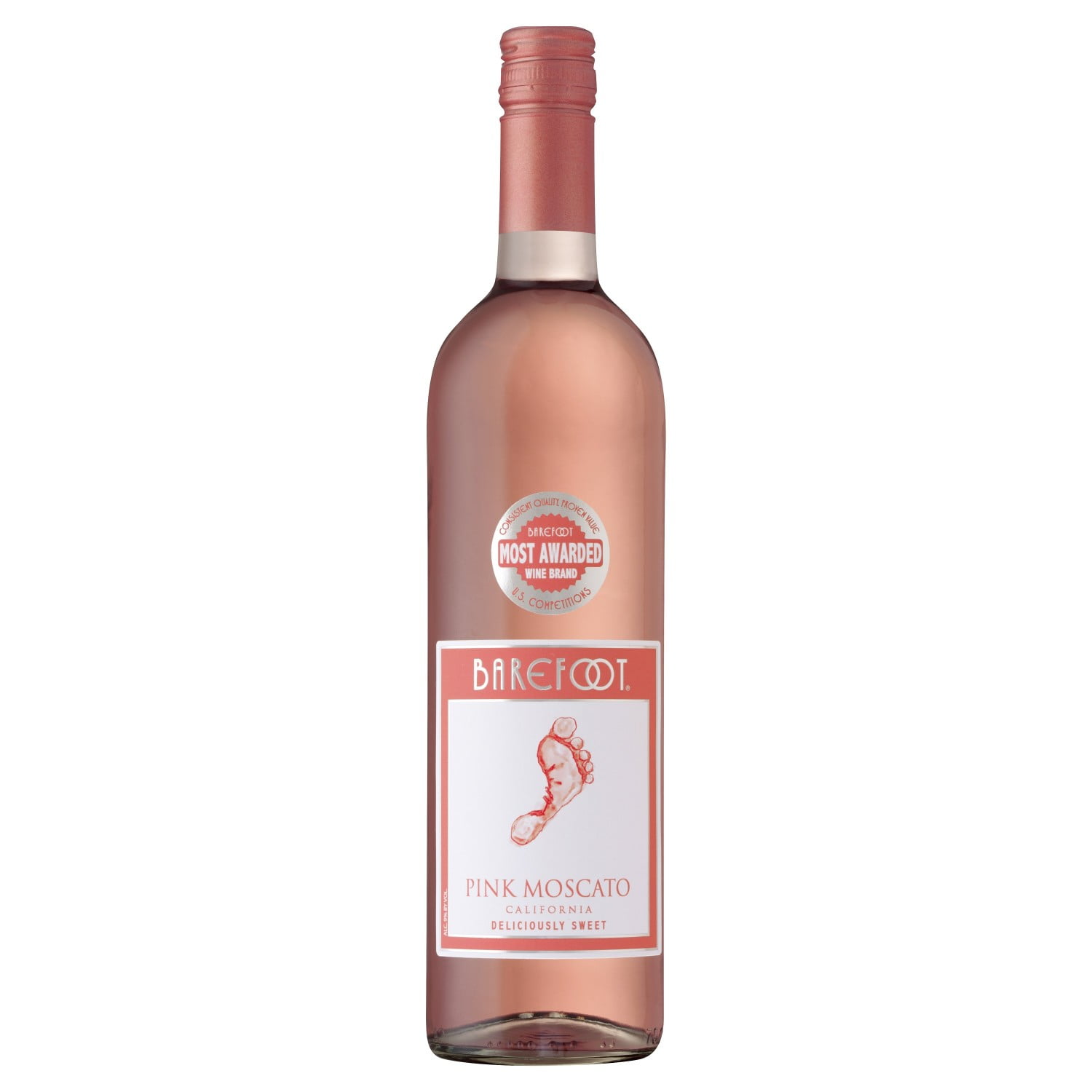 Barefoot Cellars Pink Moscato Wine 750ml
