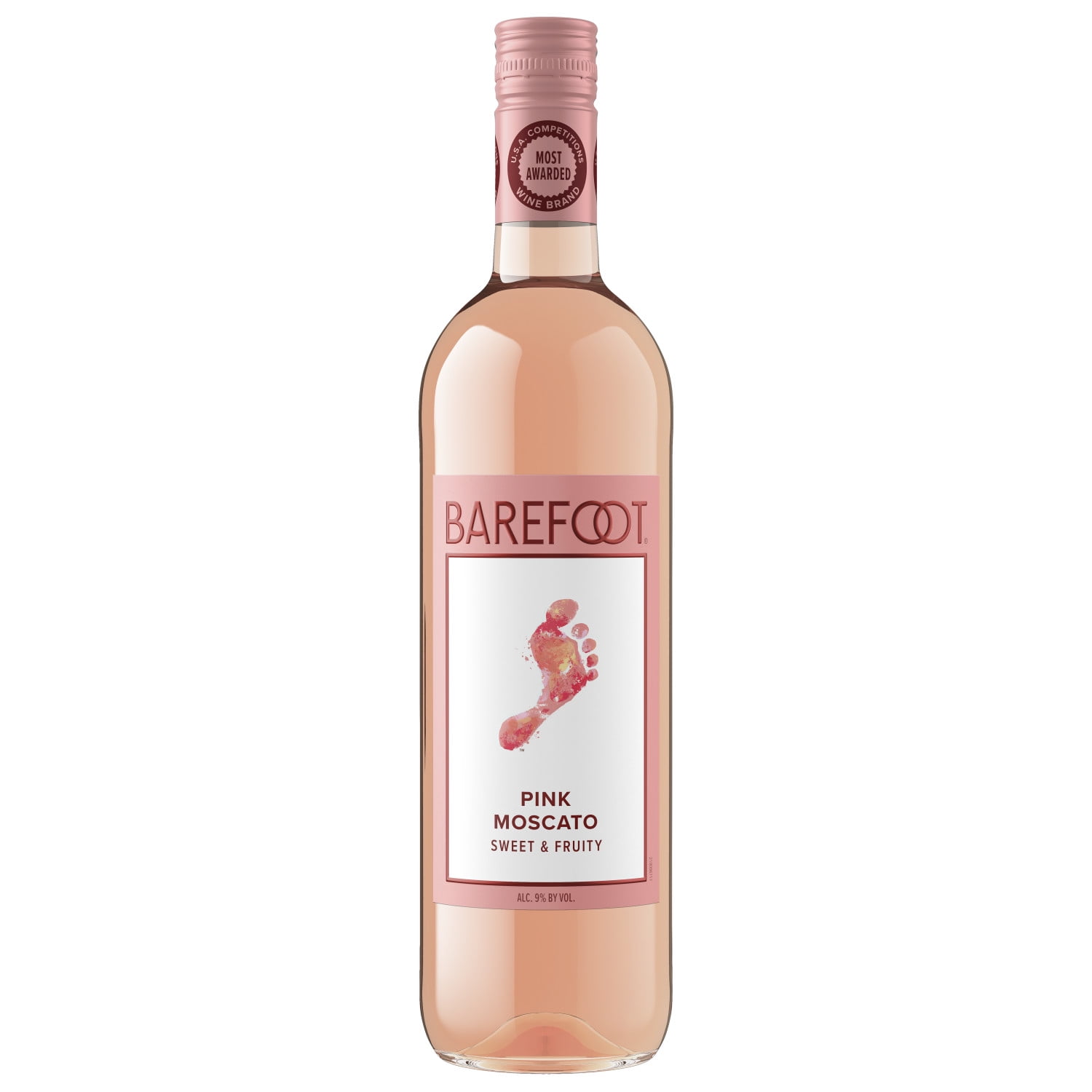 Barefoot Cellars Pink Moscato Wine 750ml