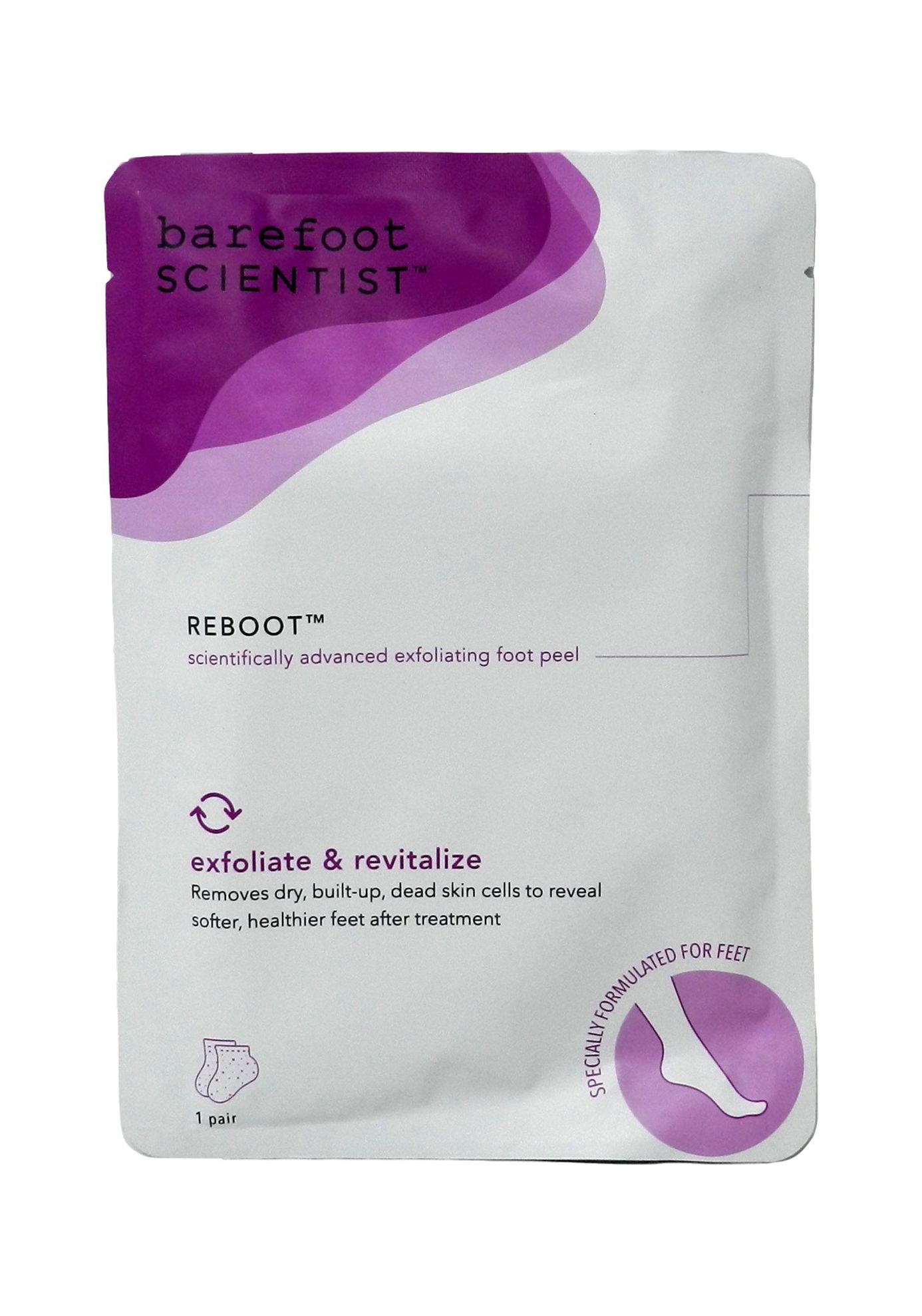 Barefoot Scientist Reboot Exfoliating & Revitalizing Foot Peel 1 Pair ...