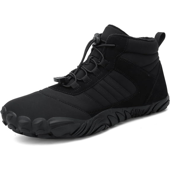 Barefoot Shoe Men Women Minimalist Trail Running Barefoot Sneakers Waterproof Hi-top Hiking Boots Wide Toe Box Cross Training Shoes Zero Drop Sole