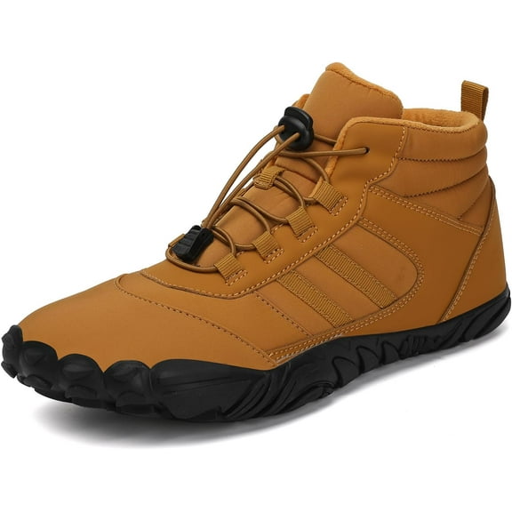 Barefoot Shoe Men Women Minimalist Trail Running Barefoot Sneakers Waterproof Hi-top Hiking Boots Wide Toe Box Cross Training Shoes Zero Drop Sole