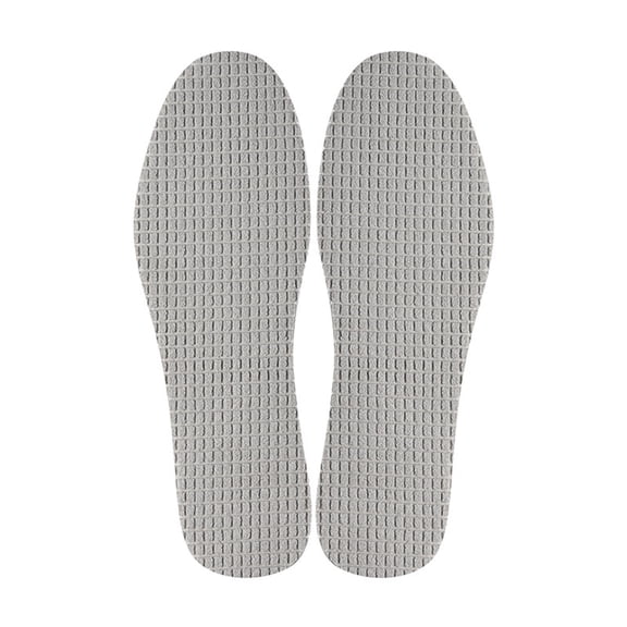 Barefoot Shoe Pads 4 Pairs Latex Base Absorbent Terry Cloth Fabric Shoe Inserts Insoles for Odor Control Feet Size 35-46