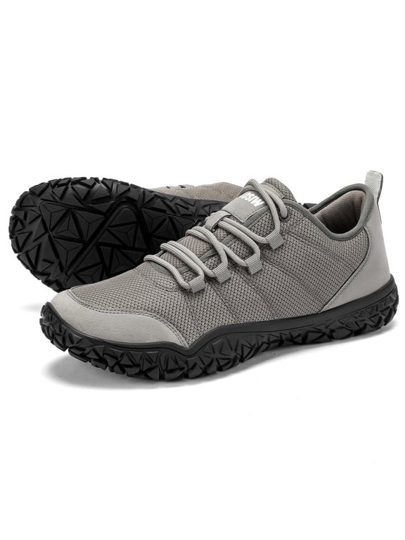 Barefoot Shoe men Casual Sneakers,Wide Toe Box Shoes men Zero Drop Barefoot Shoe Men,Minimalist Trail Running Shoe,Non-Slip Lightweight Breathable Comfortable Fashion Walking Hiking Shoes