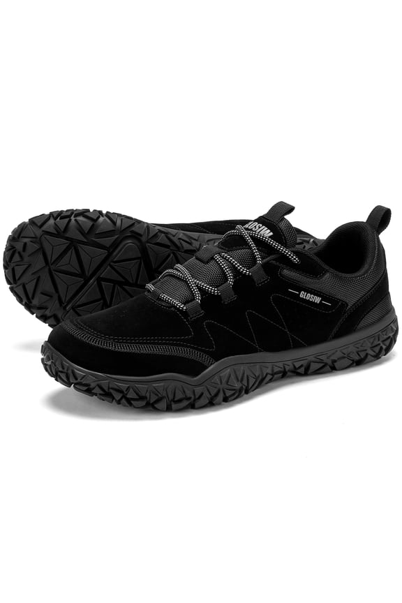 Barefoot Shoe men Casual Sneakers,Wide Toe Box Shoes men Zero Drop Barefoot Shoe Men,Minimalist Trail Running Shoe,Non-Slip Lightweight Breathable Comfortable Fashion Walking Hiking Shoes