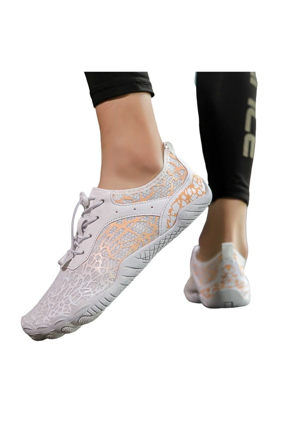 Barefoot Shoes Men Minimalist Barefoot Shoes Women Men Anti Slip Water Shoes Wide Toe Breathable Walking Shoes Minimalist Zero Drop Sneakers for Beach Travel Hiking