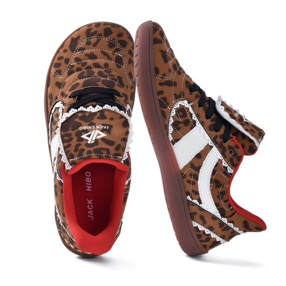 Barefoot Shoes Slip in Women Hands Free Wide Toe Box Slip on Ribbon Long Tongue Arch Support Walking Lace Sneakers for Plantar Fasciitis Orthopedic Zero Drop Gum Sole Minimalist Shoe