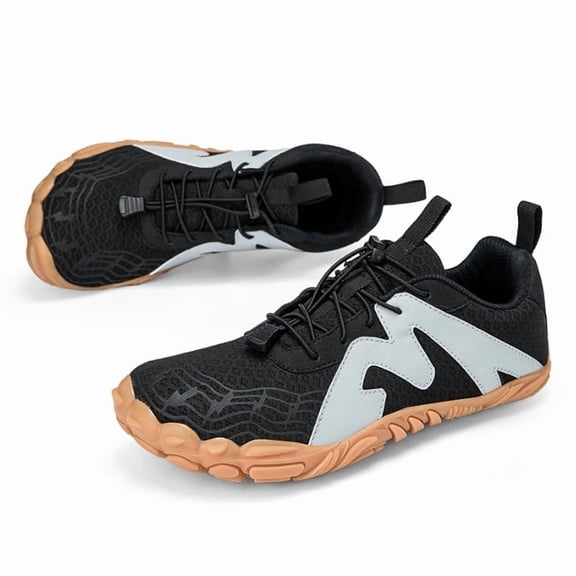 Barefoot Shoes Women Casual Sneakers,Wide Toe Box Shoes Women Zero Drop Barefoot Shoe Men,Minimalist Trail Running Shoe,Anti-slip Lightweight Breathable Comfortable Fashion Walking Hiking Shoes