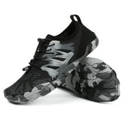 ELECSOP Barefoot Shoes Women Men, Wide Toe Water Shoes for Women Men, Aqua Swim Beach Sports Quick-Dry Hike Footwear Barefoot Womens for Kayaking Surfing Boating Fishing Diving