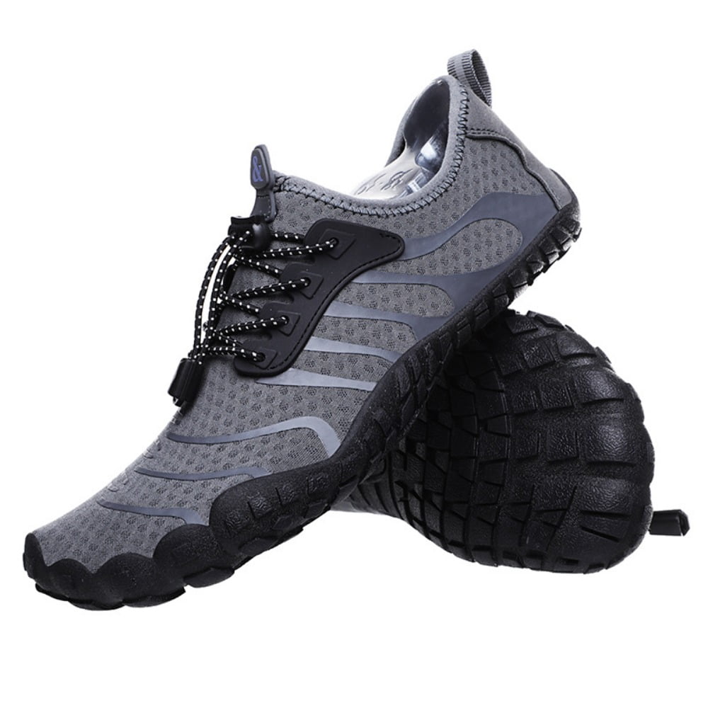 Barefoot Shoes for Women & Men Wide Toe Box Hiking Water Shoes Non-Slip Breathable Barefoot Swim Surf Shoes for Beach Pool Aqua Running & Walking Fast Drainage & Waterproof Design