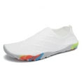 thumbnail image 1 of Barefoot Shoes Women and Men Wide Toe Hiking Water Shoes Non-Slip Breathable Swim Surf Shoes for Beach Pool Running Walking Fast Drainage Waterproof white size 7, 1 of 7